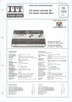 ITT Schaub-Lorenz-SR-88 - Service Manual - Manual 